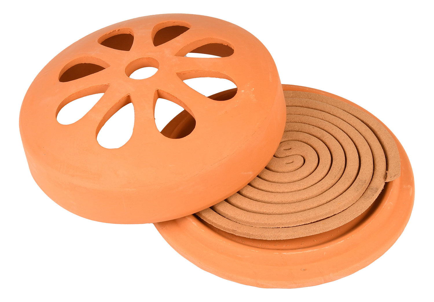 LS-LebenStil Garten Räucherspirale Tontopf Citronella 10er