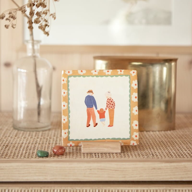Storytiles Delft Blue Band voor het leven Wandfliese S 10x10