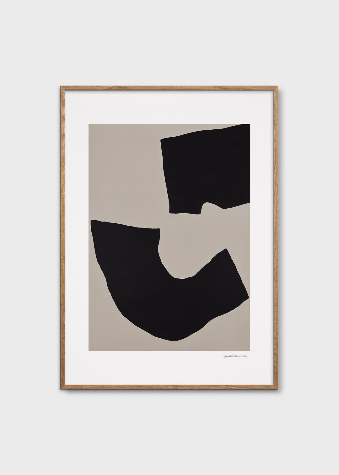 The Poster Club Mock Up No. 1 Kunstdruck 50x70 cm Beige