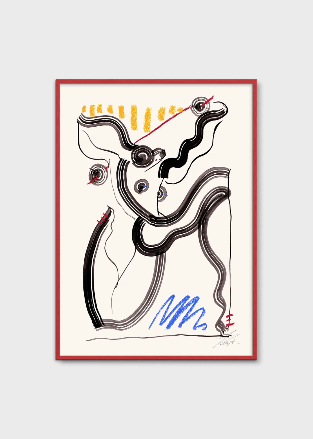 The Poster Club Art Prints Weightlifting Poster 30x40 cm schwarz