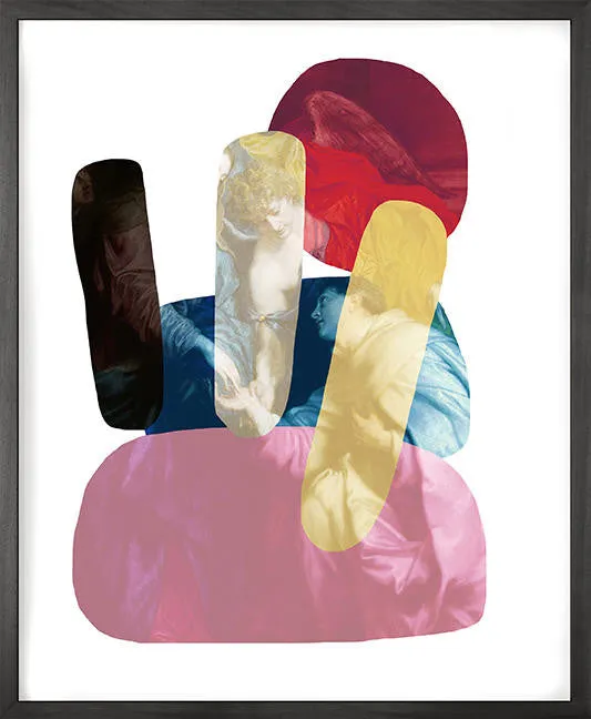 Mineheart Shape Colour Angel Wandbild 66x81 cm Rahmen
