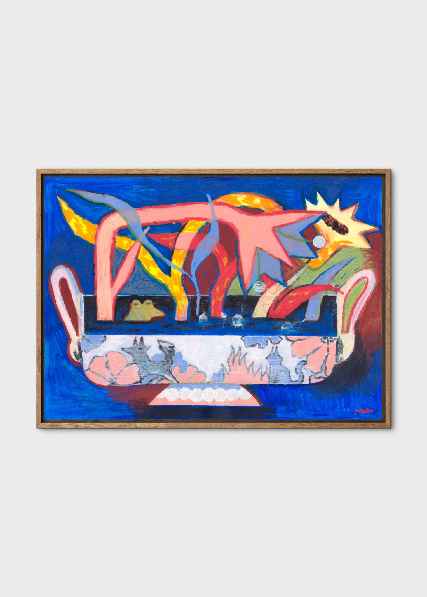 The Poster Club Svamp Canvas 50x70 Leinwandbild bunt