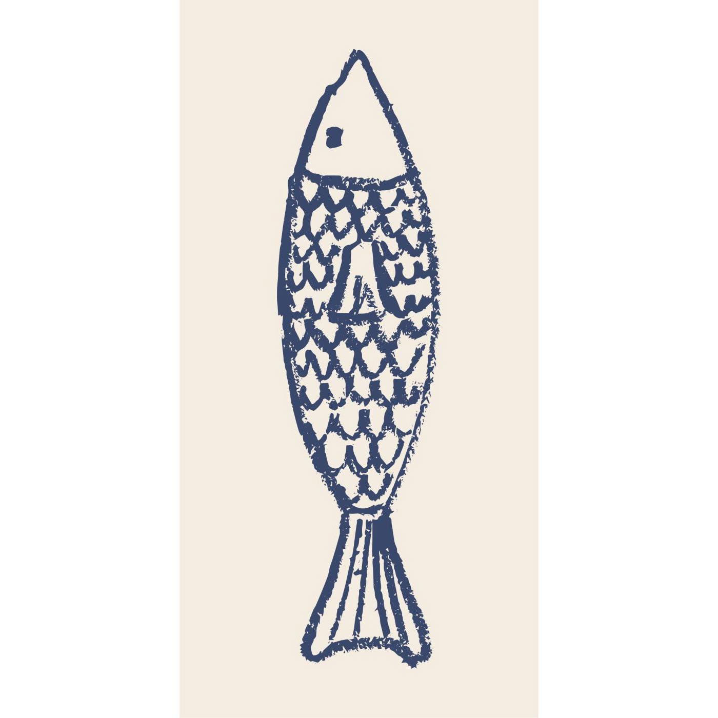 LS-LebenStil Servietten Fisch 40x40cm 3-lagig maritim 16 Stück
