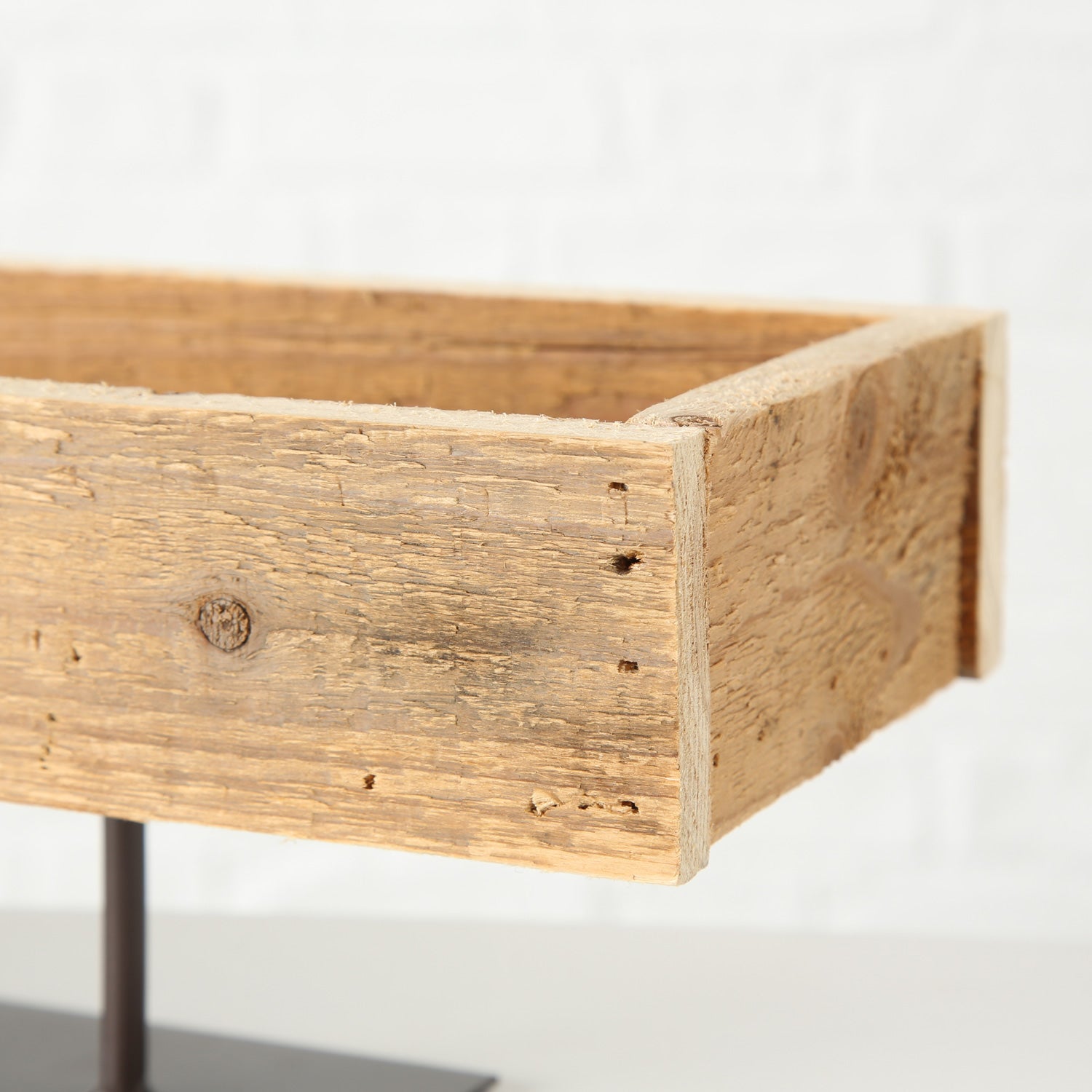 LS-LebenStil Küche & Haushalt Holz-Box stehend 40cm vintage