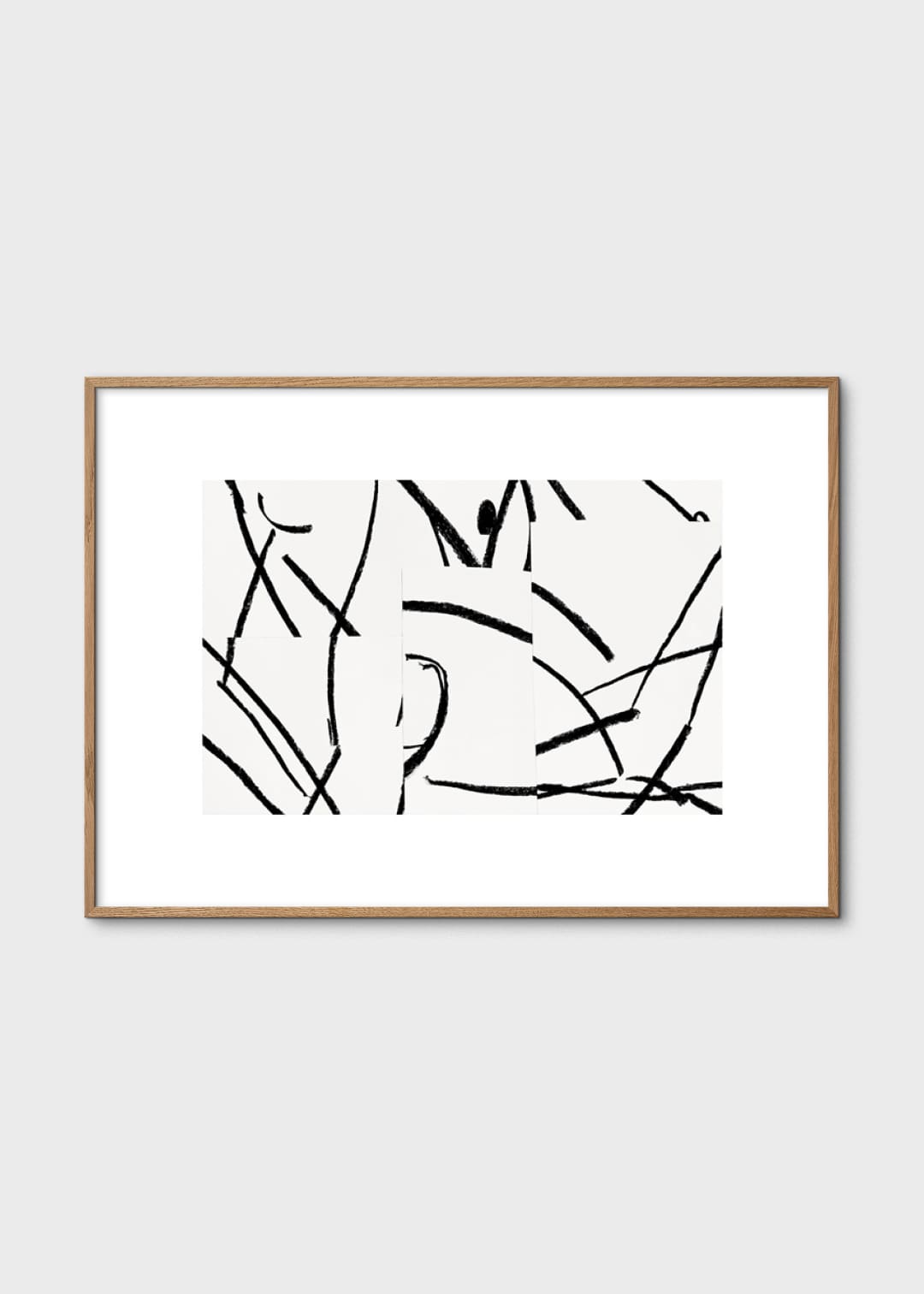 The Poster Club Deconstructed No. 31 Kunstdruck 30x40 s/w