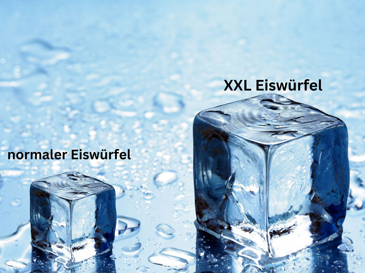 LS-LebenStil Küche & Haushalt Eiswürfelform Silikon XXL 2er Set
