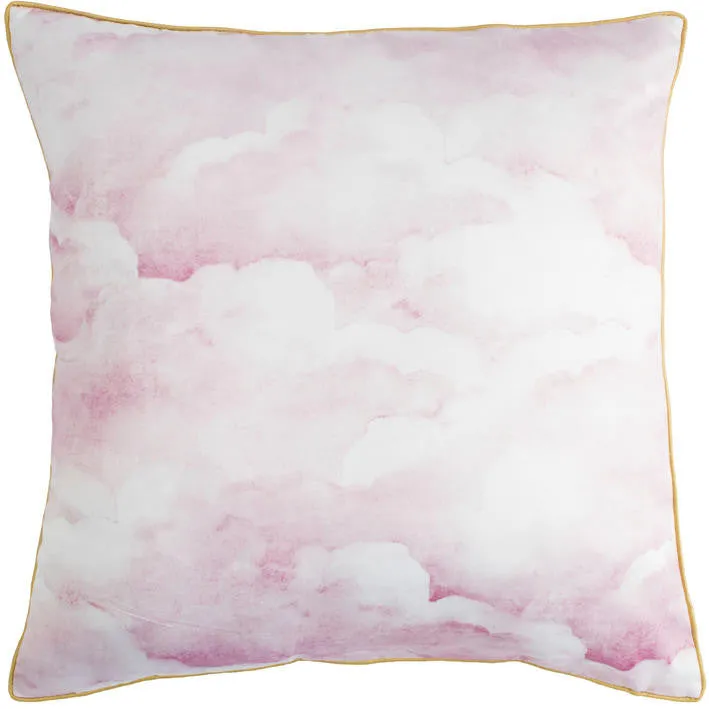 Mineheart Dusty Pink Clouds Kissen 55x55 cm Seide Rosa