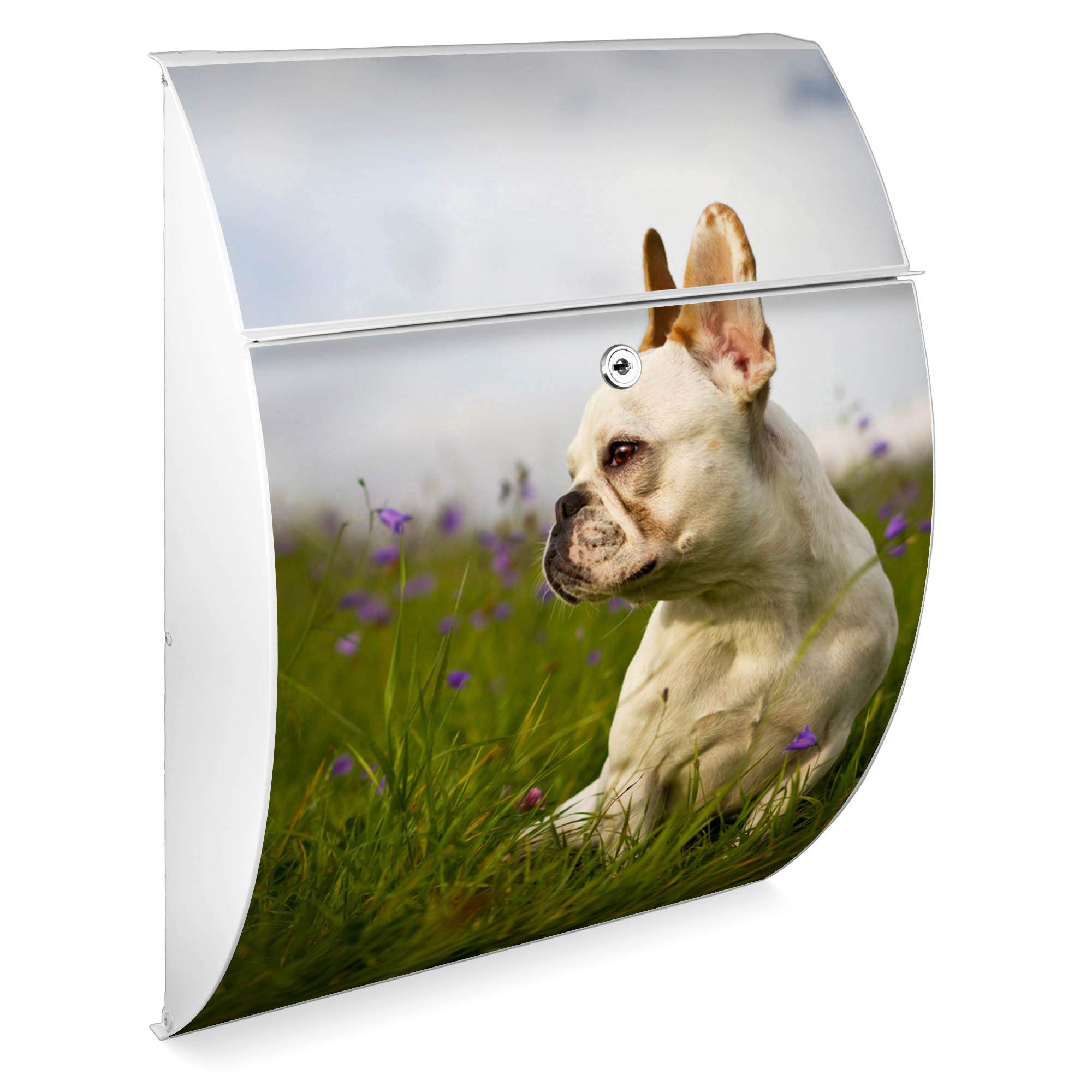 Banjado Riviera Briefkasten Anthrazit Bulldogge A4