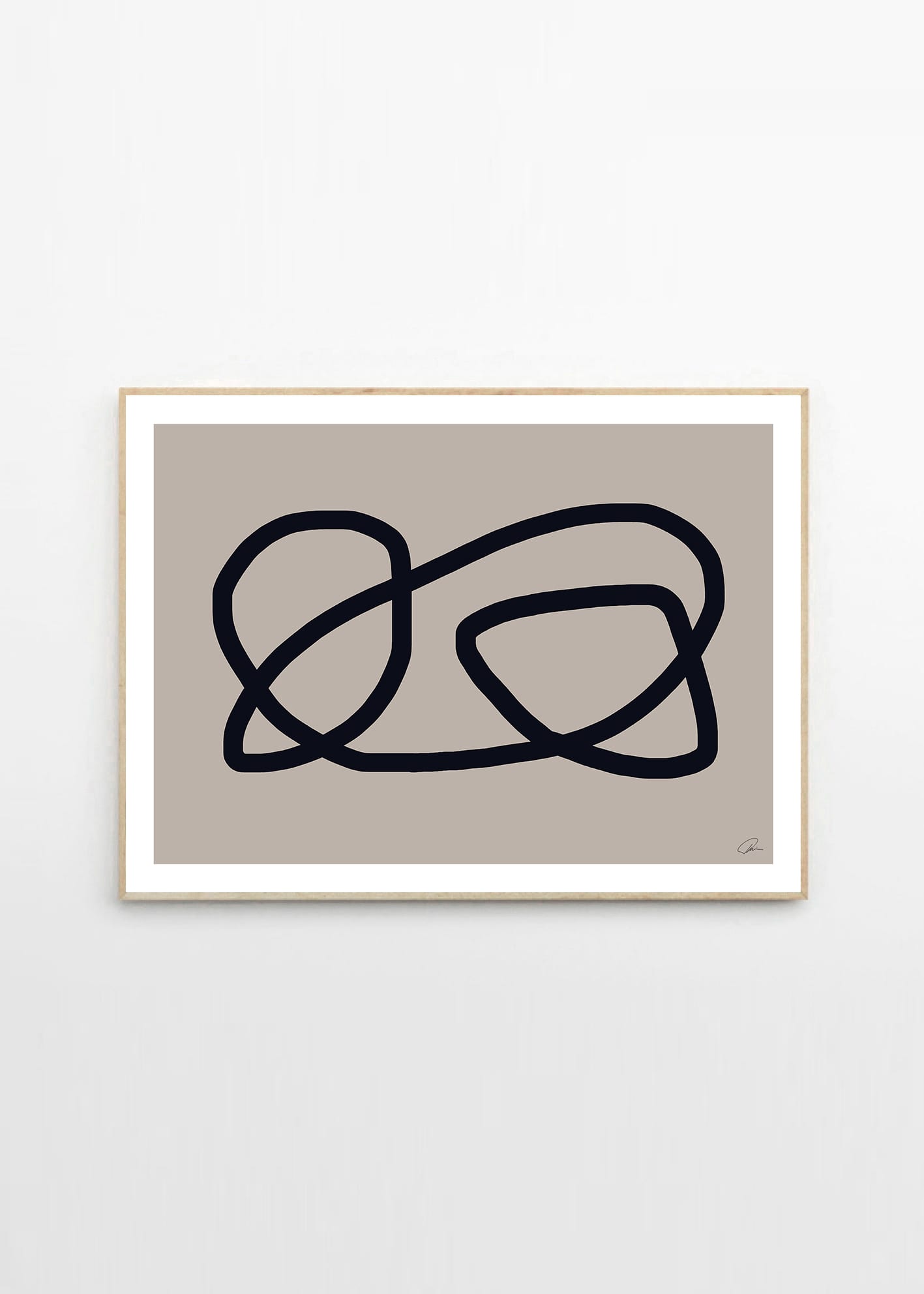 The Poster Club Art Prints Organic Lines 01 Poster 30x40