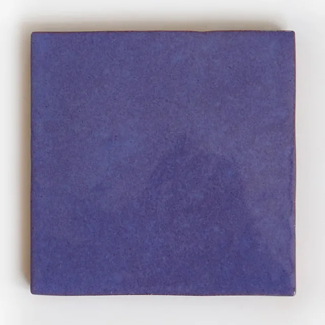 Storytiles Plain tiles Zellige Purple Fliese Sample 10x10 cm Lila