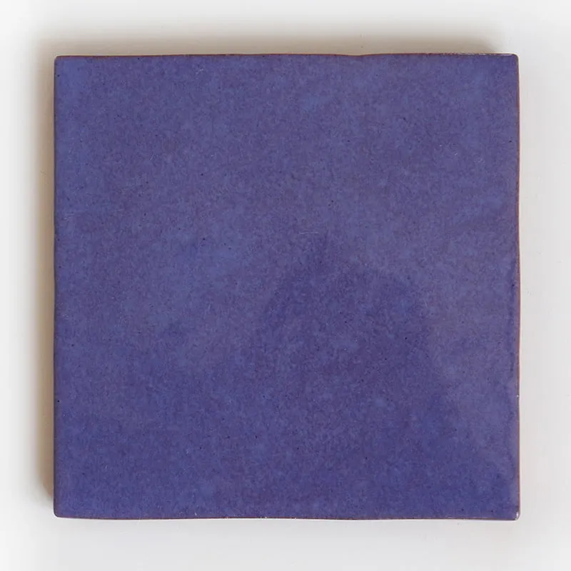 Storytiles Plain tiles Zellige Purple Fliese Sample 10x10 cm Lila