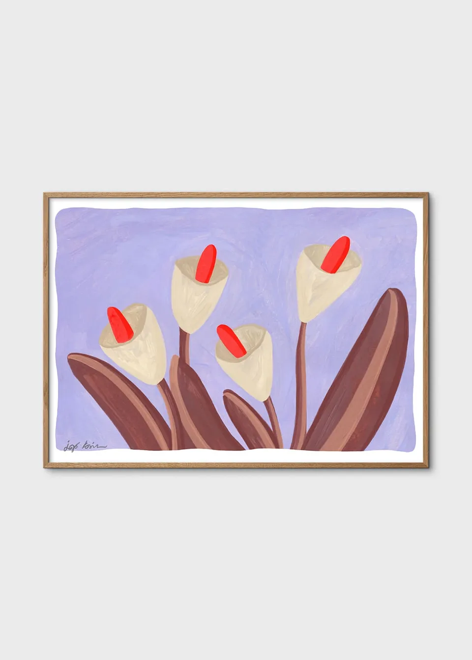 The Poster Club Flowers 03 Poster A4 Botanik