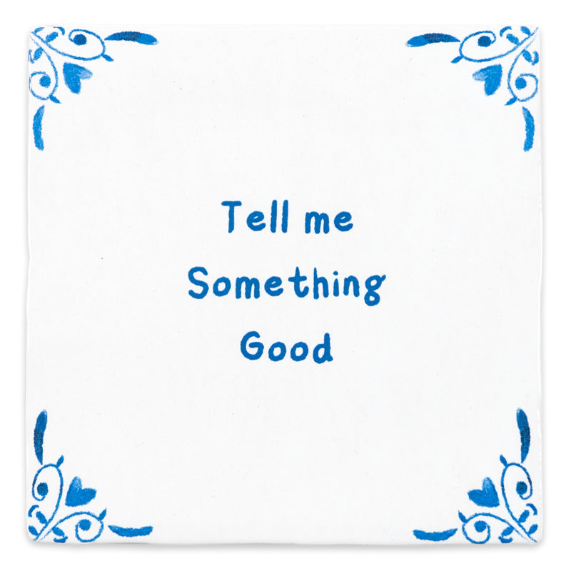 StoryTiles Delft Blue A note to you Fliese 10x10 cm personalisiert