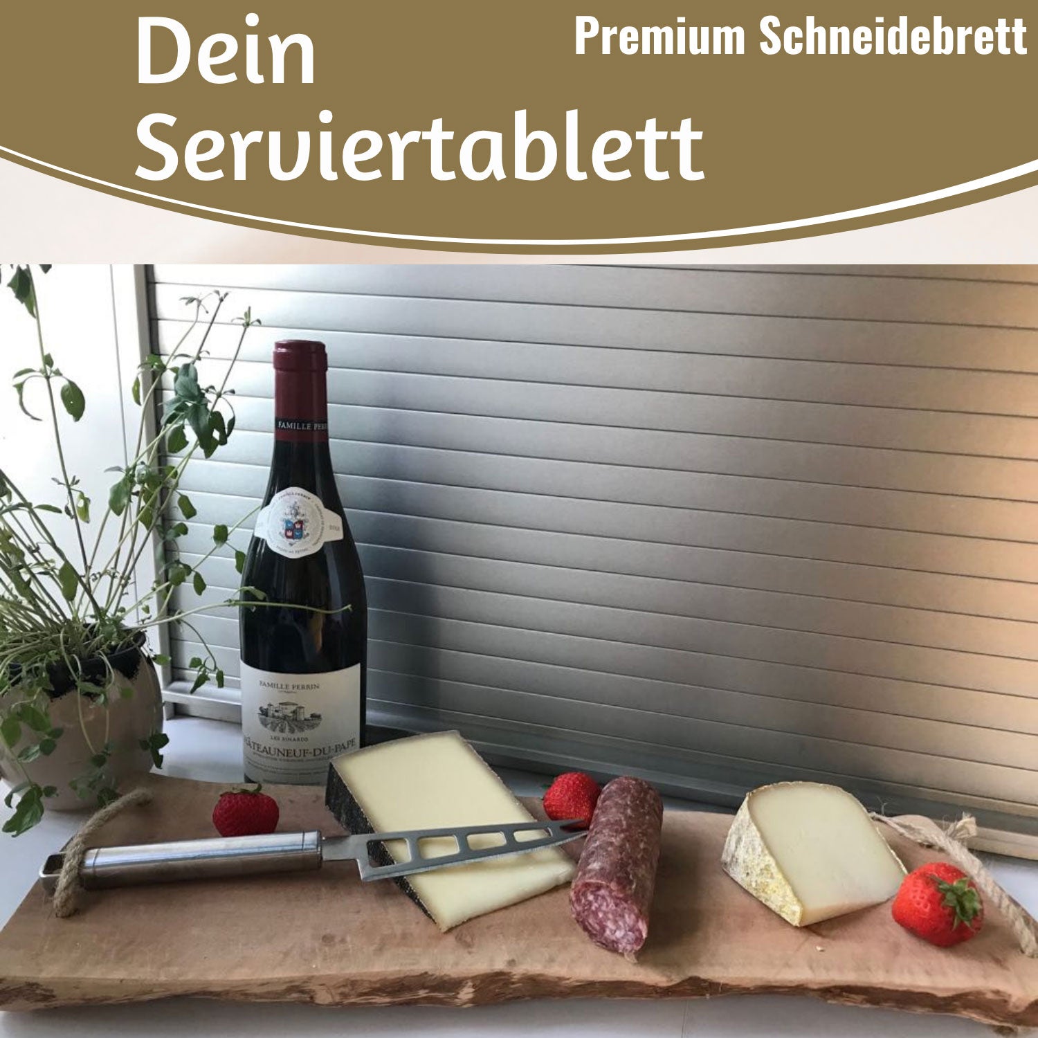 LS-LebenStil Küche & Haushalt Schneidebrett Mango 50cm