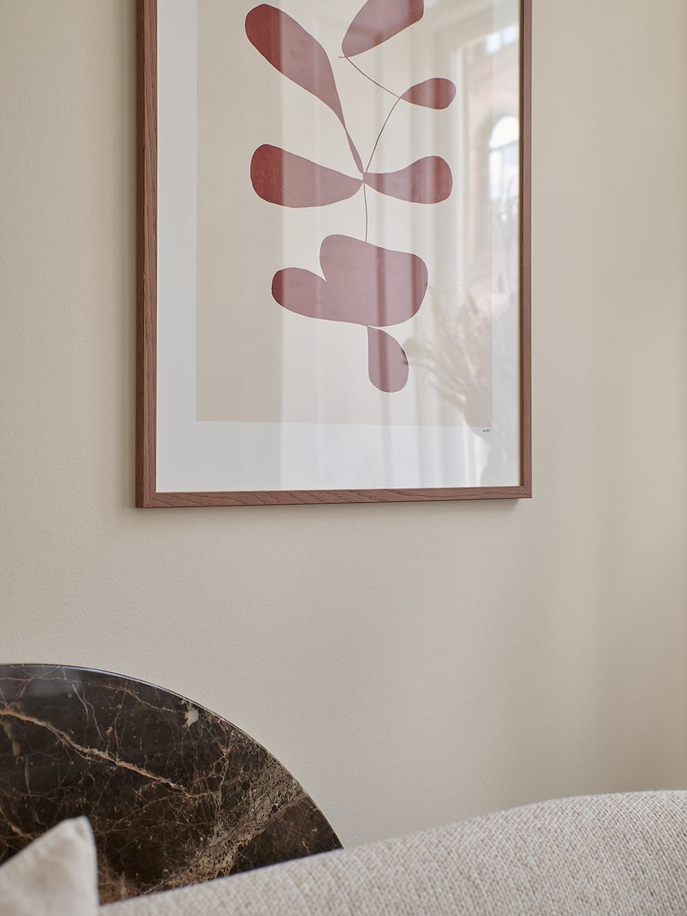 The Poster Club Art Prints Botanik I Poster 30x40 cm beige rot