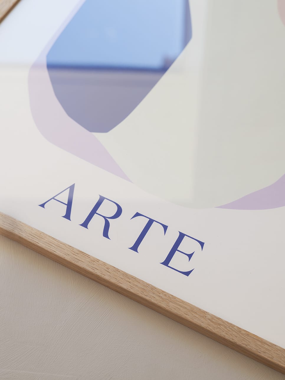 The Poster Club Art Prints Artifact 04 Poster 50x70 cm blau rosa