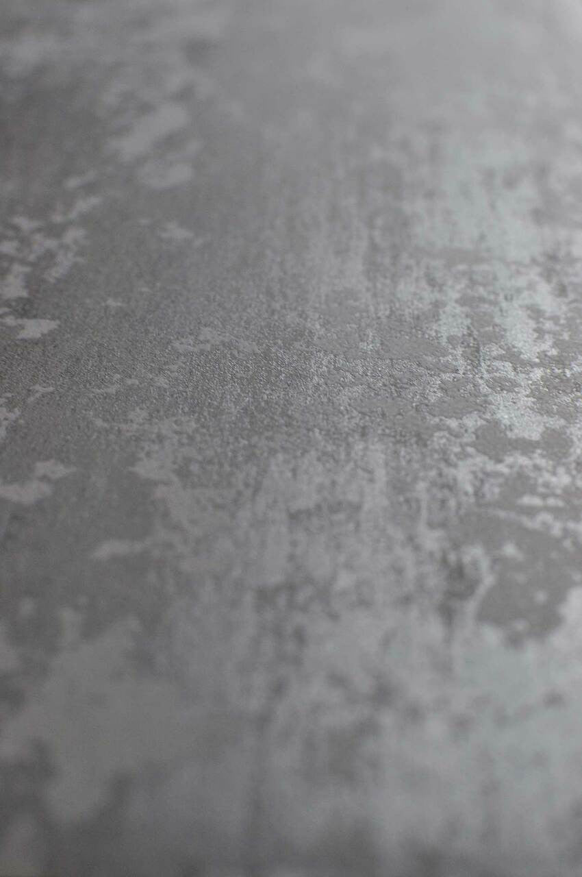 Mineheart Moderna Stucco Shimmer Tapete Grau Metallic
