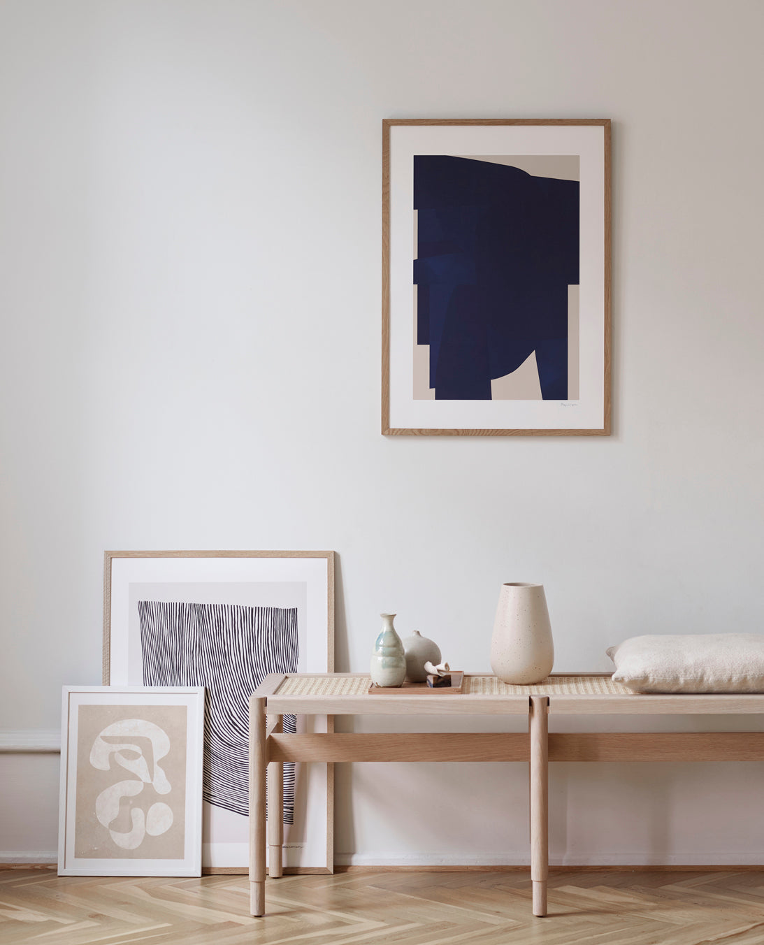 The Poster Club Art Prints Blue Poster 30x40 cm Beige Blau