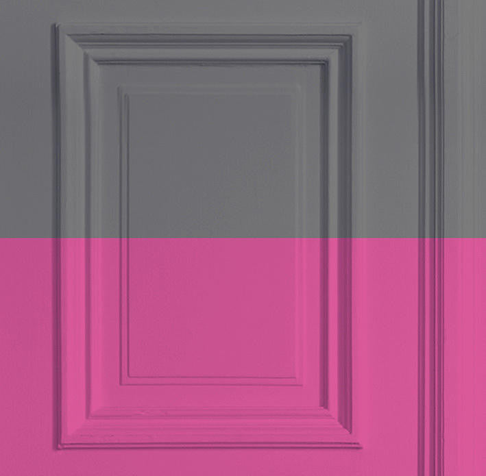 Mineheart Grey Rose Panelling Tapete Grau Rosa A3 Muster Holz