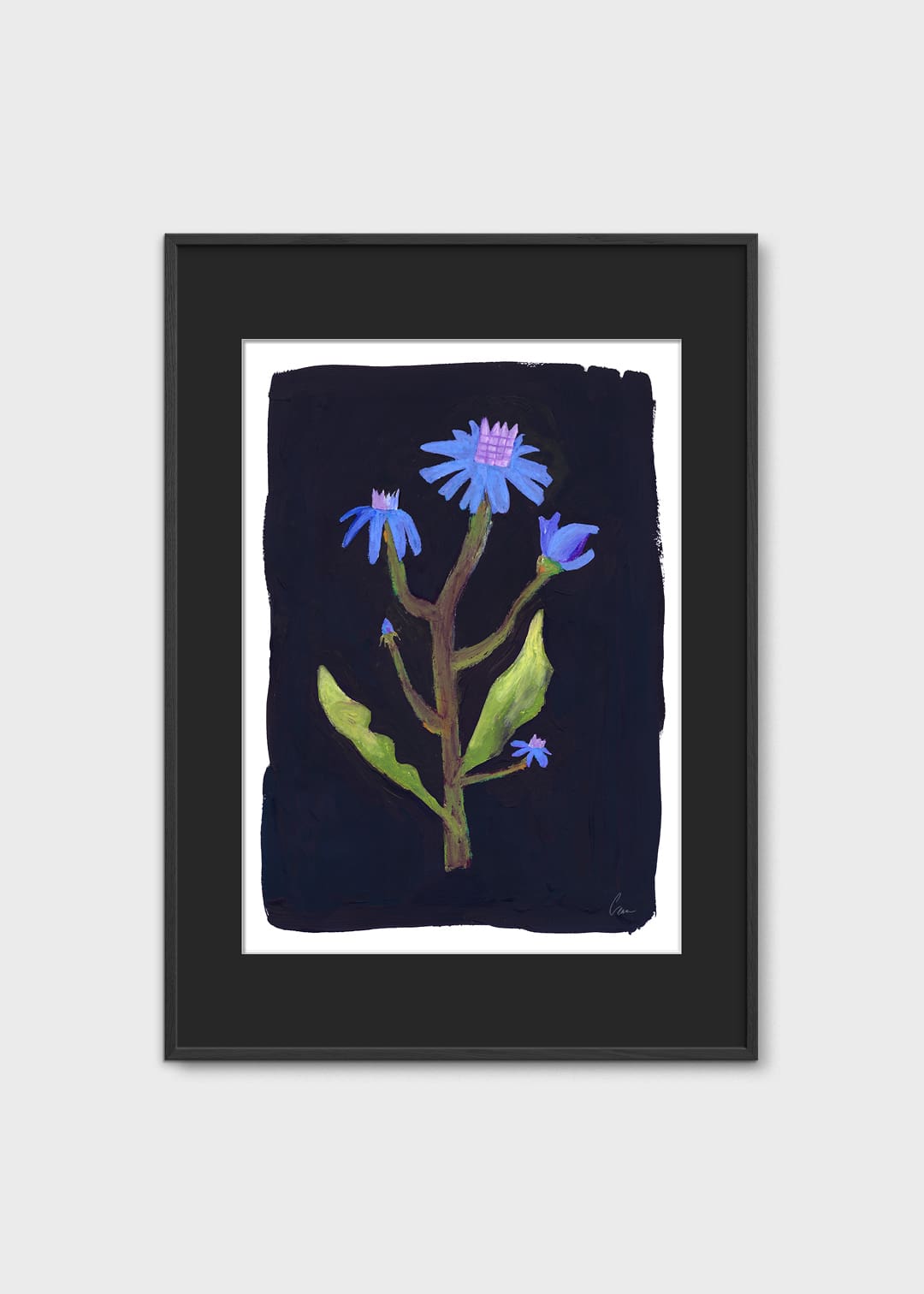 The Poster Club Art Prints Night Flower Kunstdruck A4