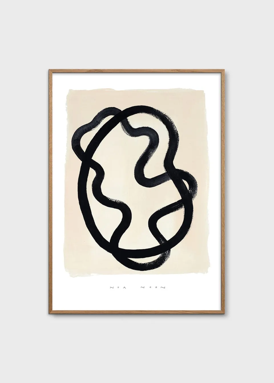 The Poster Club Samoa Poster 50x70 cm beige