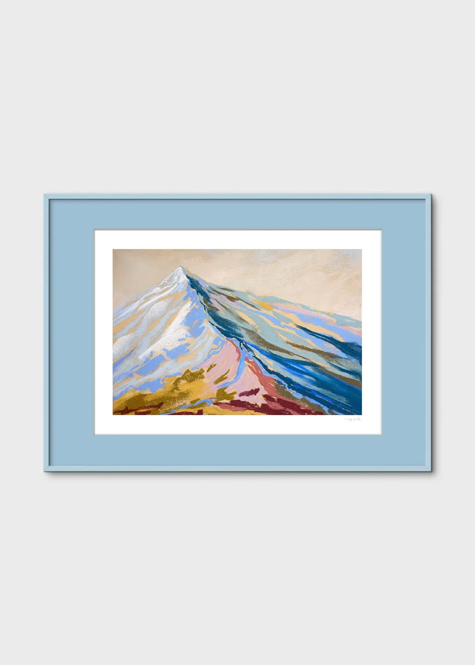 The Poster Club Velvet Peak III Poster A4 Landschaft