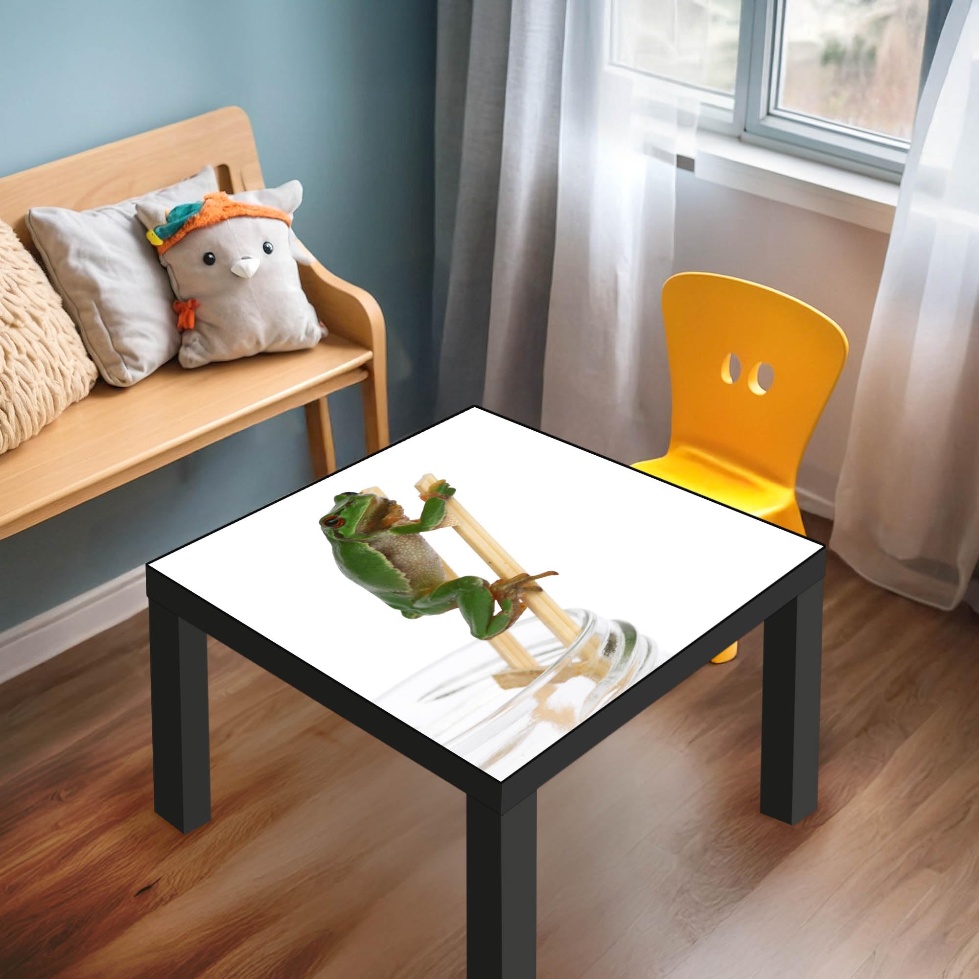 Banjado Möbelfolie Tischfolie Wetterfrosch 55x55 selbstklebend
