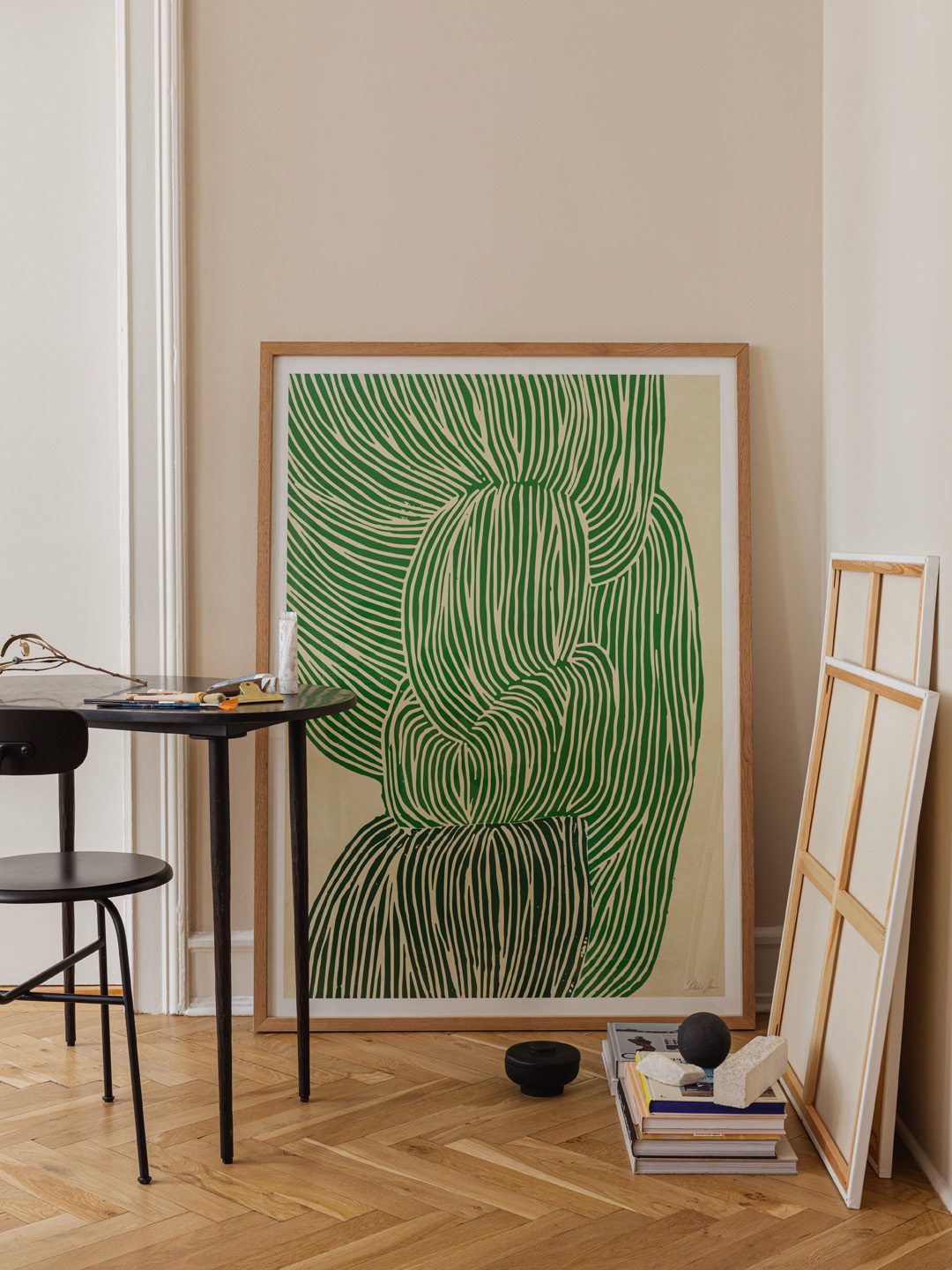 The Poster Club Green Ocean Poster 50x70 cm Grün-Beige