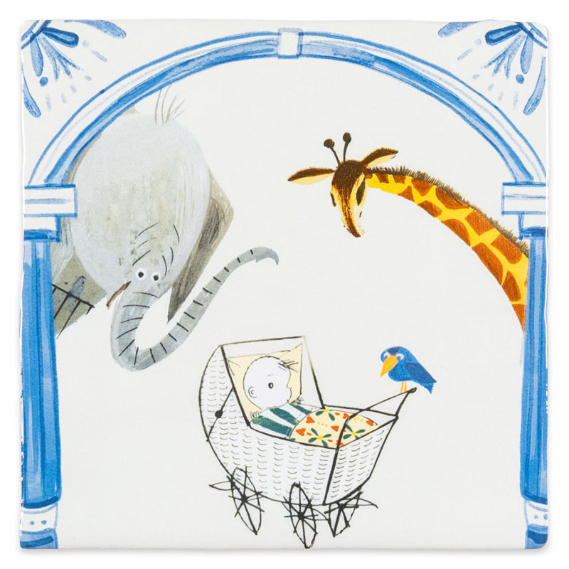 StoryTiles Delft Blue Jou bewonderen Fliese 10x10 cm Baby