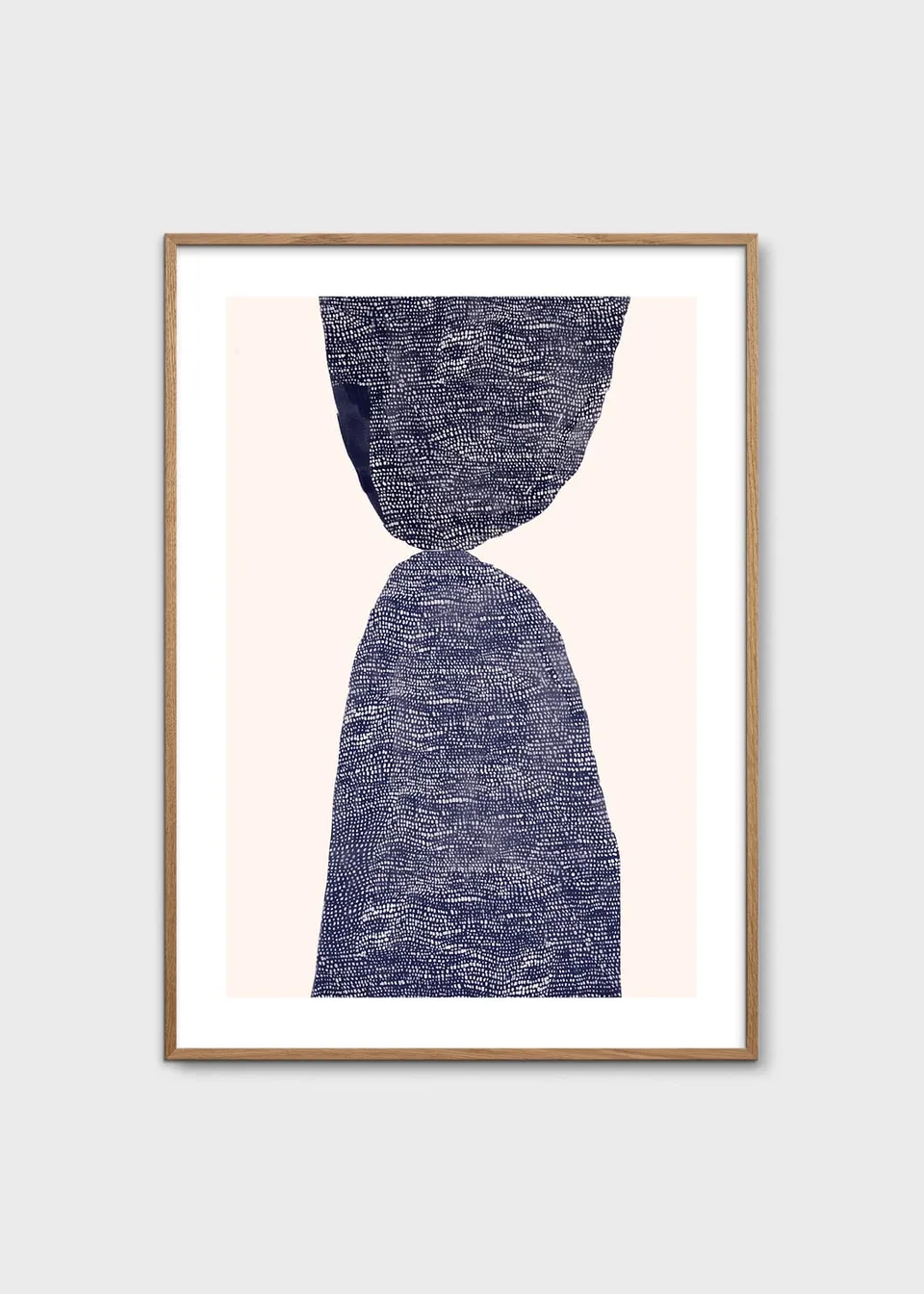 The Poster Club Hill Poster 30x40 cm abstrakt beige-blau