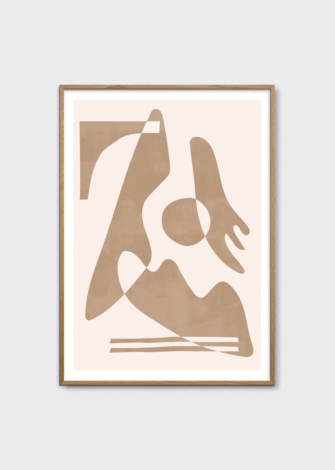 The Poster Club Contrasts 07 Kunstdruck 30x40 cm Rosa