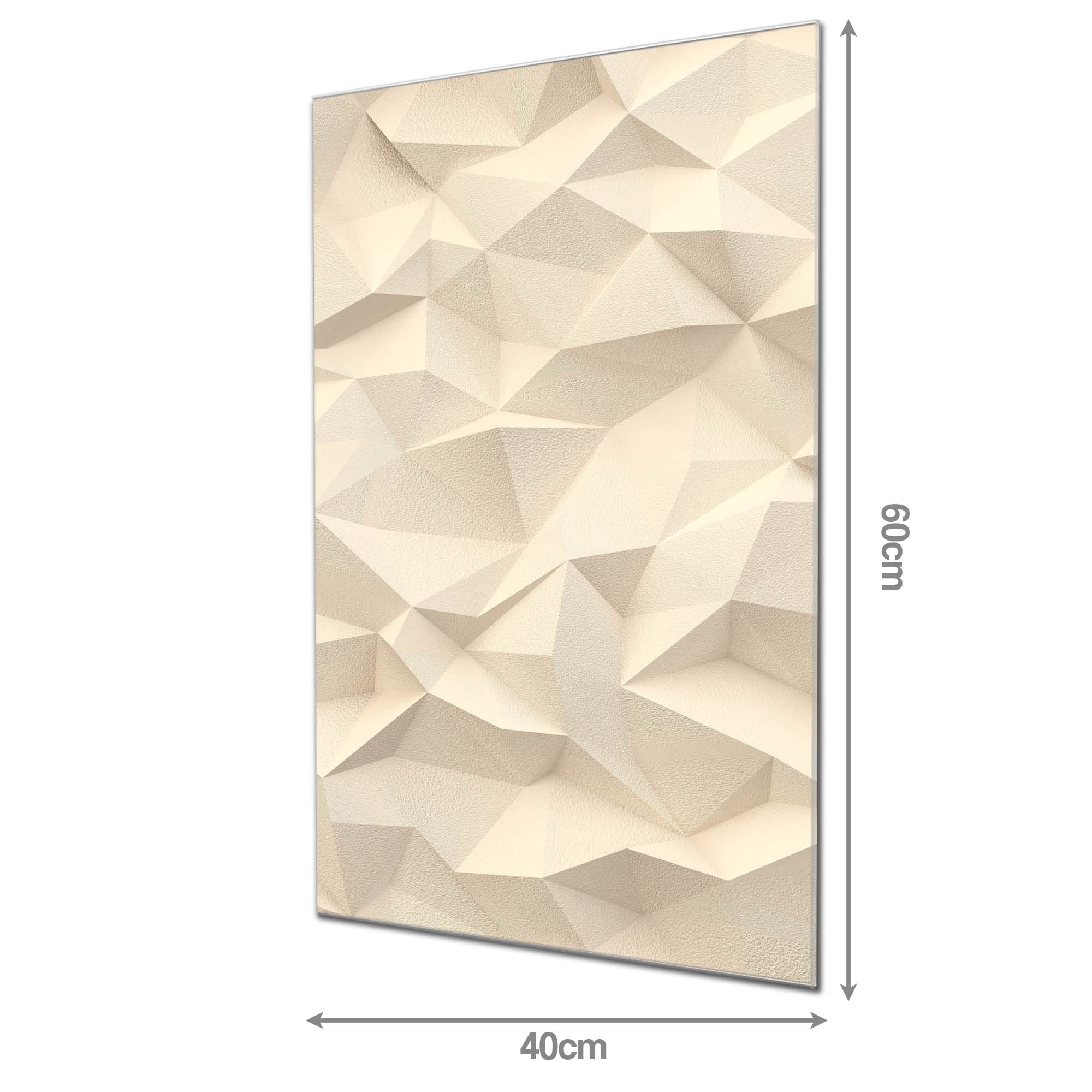 Banjado Magnettafel Steinwand 2 Magnetwand 40x60 cm Betonoptik