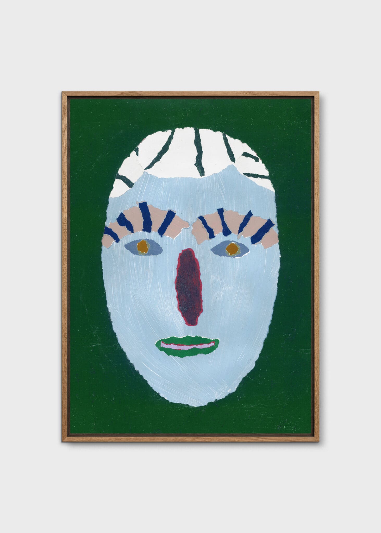 The Poster Club Art Prints Bright Hair Portrait Leinwand 30x40