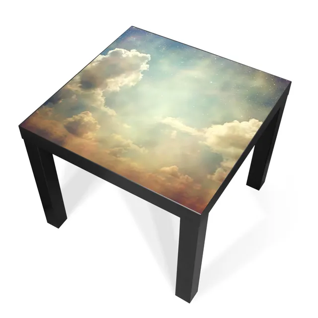 Banjado Möbelfolie Tischfolie Himmel Vintage 55x55 cm selbstklebend