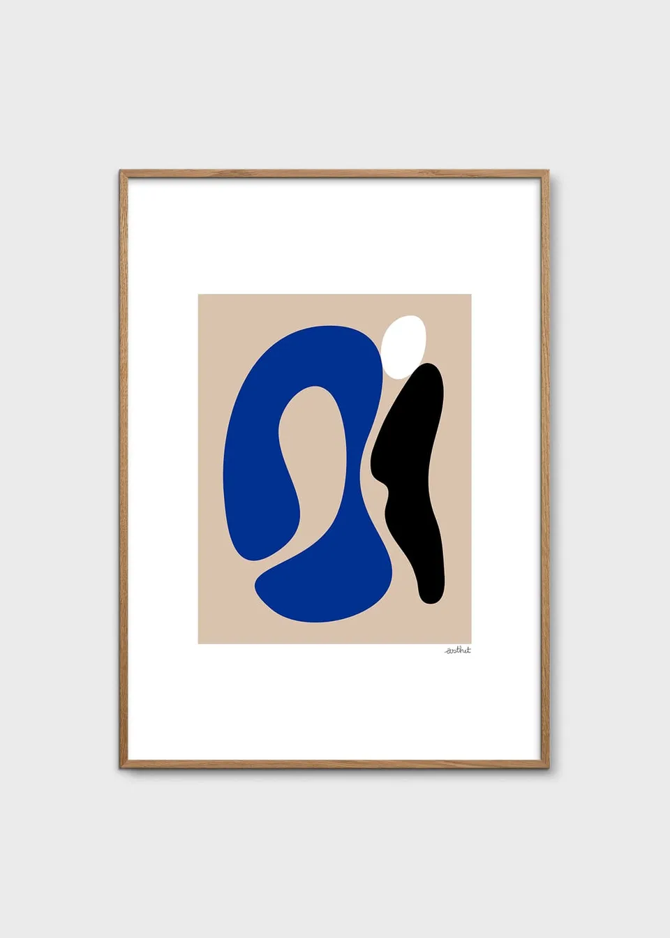 The Poster Club Art Prints Skulptur No 01 Poster 50x70 cm Beige