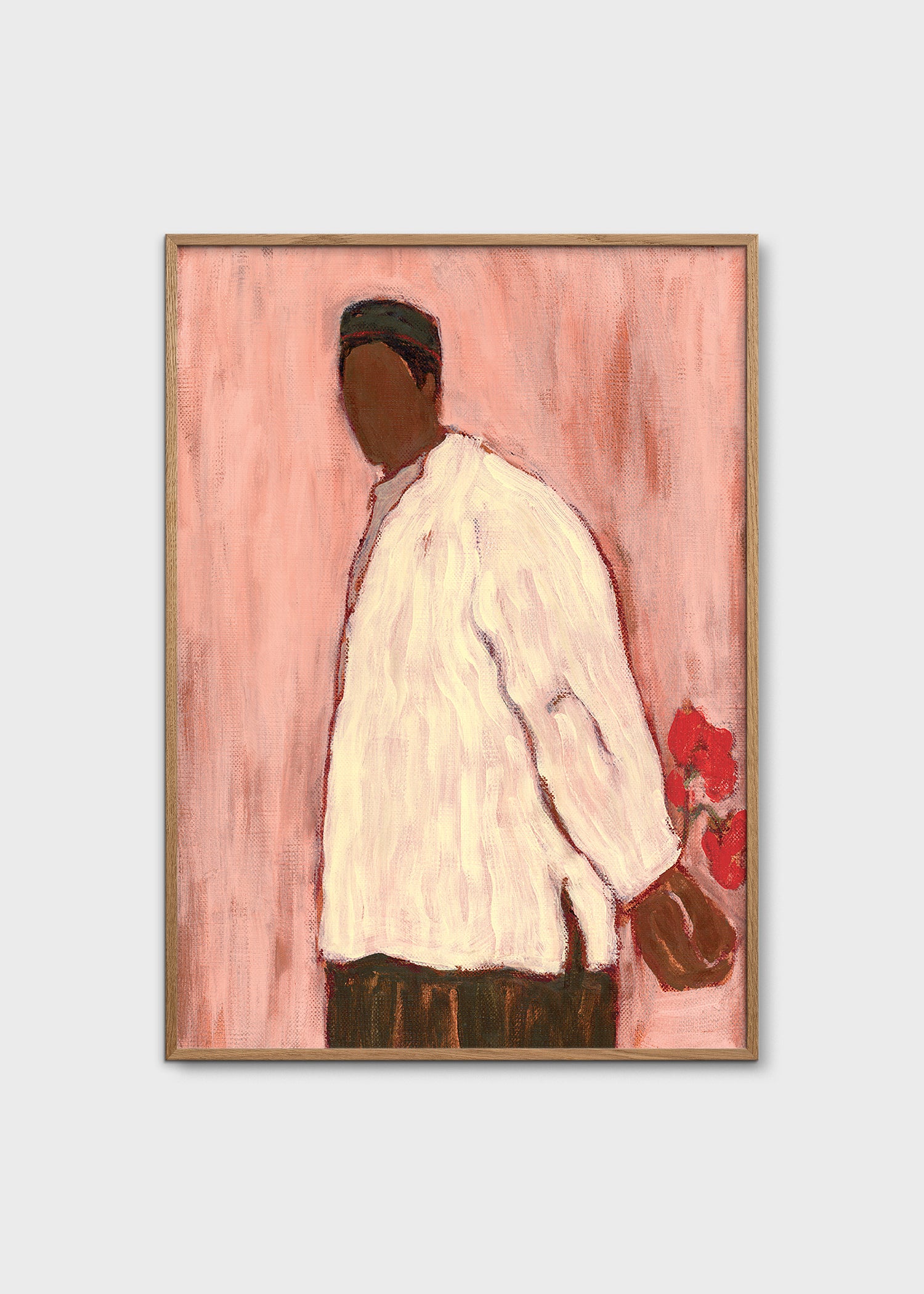 The Poster Club A Small Gesture Poster A4 rosa