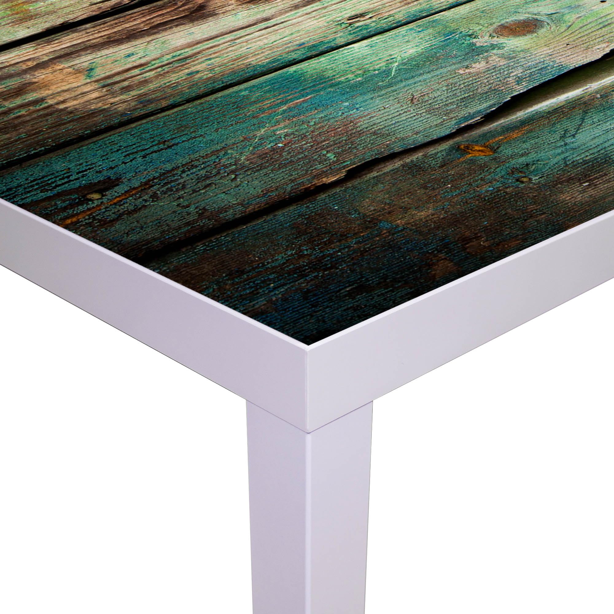 Banjado Möbelfolie Grünes Holz Tischfolie 55x55 selbstklebend