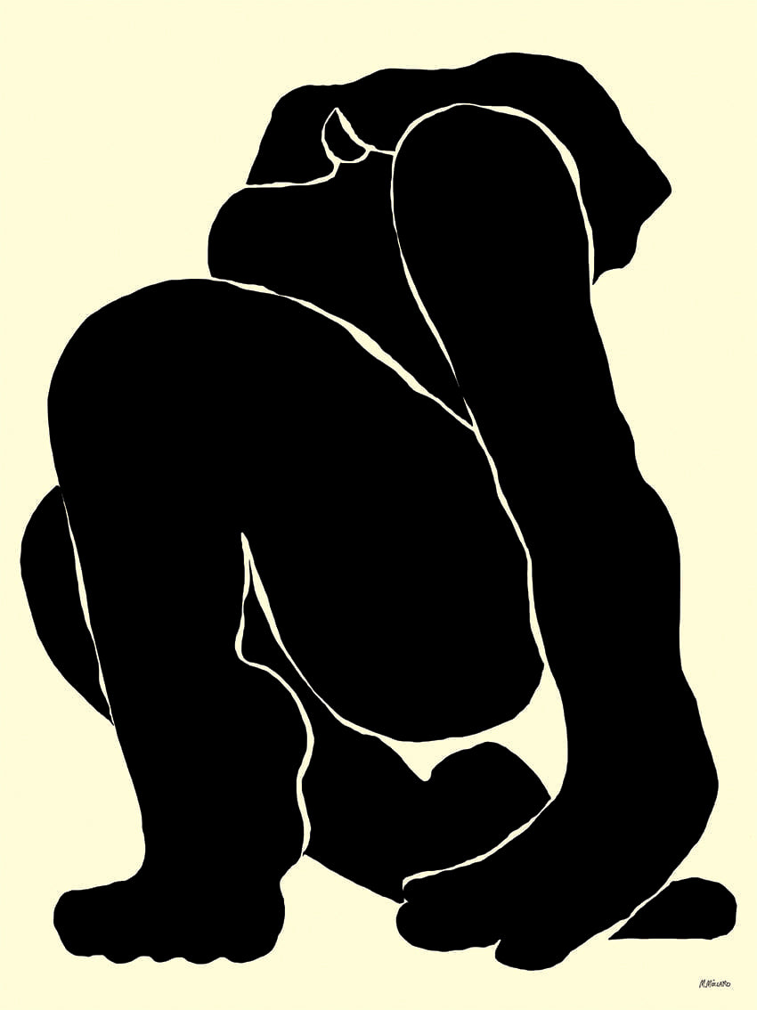 The Poster Club Art Prints Slowly Poster 30x40 cm schwarz