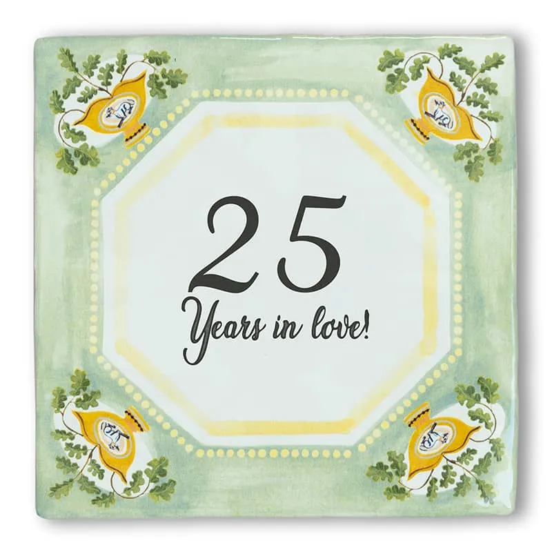 Storytiles Delft blue Garden Flowers Fliese S 10x10 cm Jubiläum