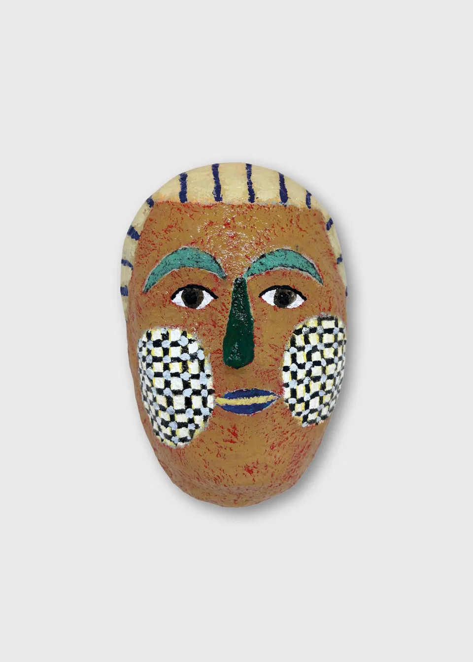 The Poster Club Mask No. 274 Wandobjekt 13x21 cm handbemalt