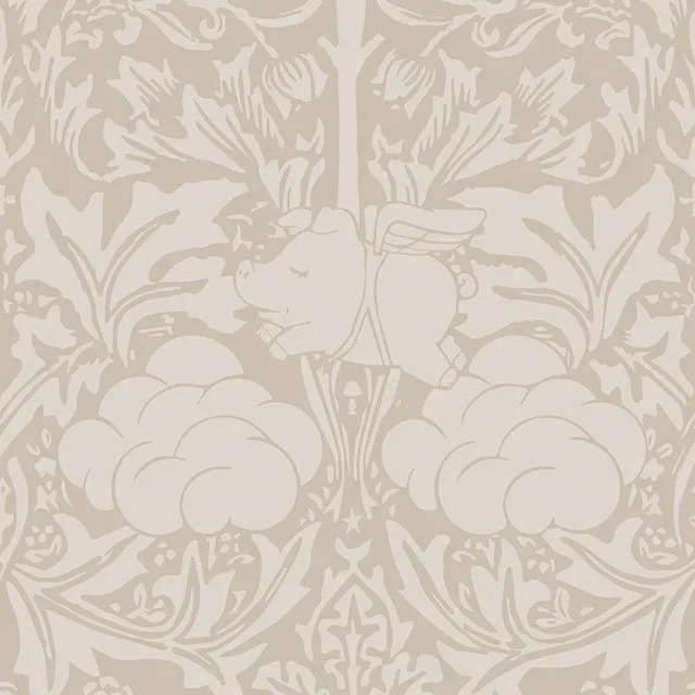 Mineheart Morris Dream Tapete Warm Taupe Vlies floral 52cm