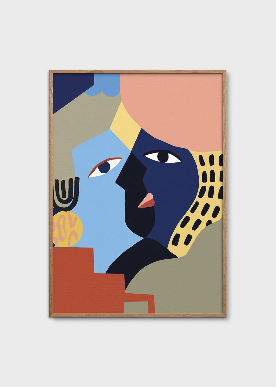 The Poster Club Art Prints The Kiss Poster 30x40 cm pastell