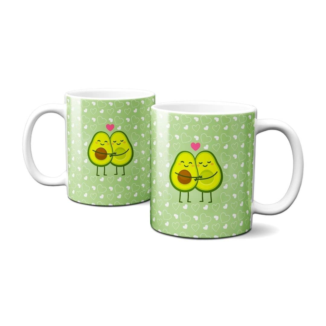 Hustling Sharks Wandbilder Avocados in love Tasse 330ml bunt