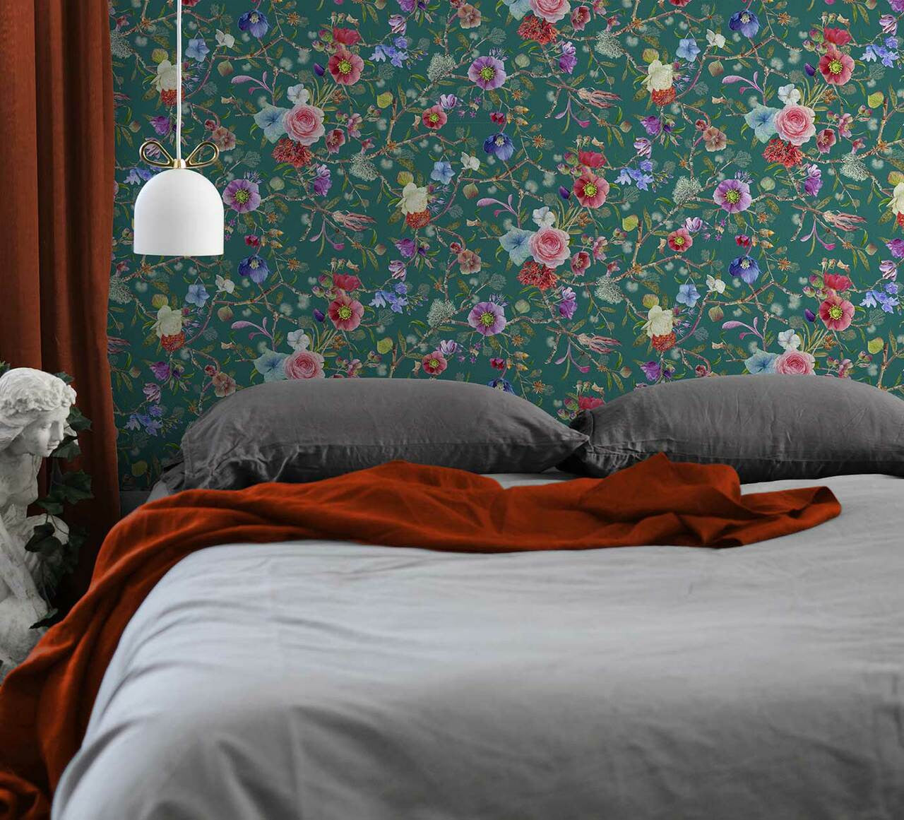 Mineheart Kilburn Heritage Tapete Amazon Green Vlies