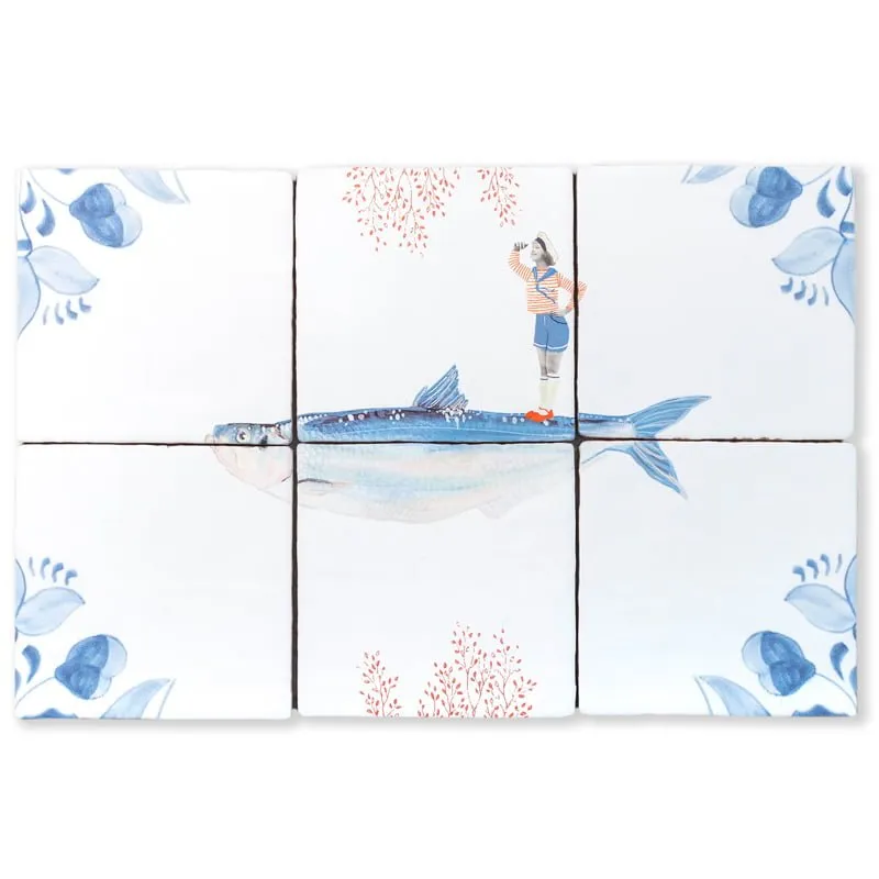 StoryTiles Tile Tableaus Vooruit kijken Fliesenbild Set Blick