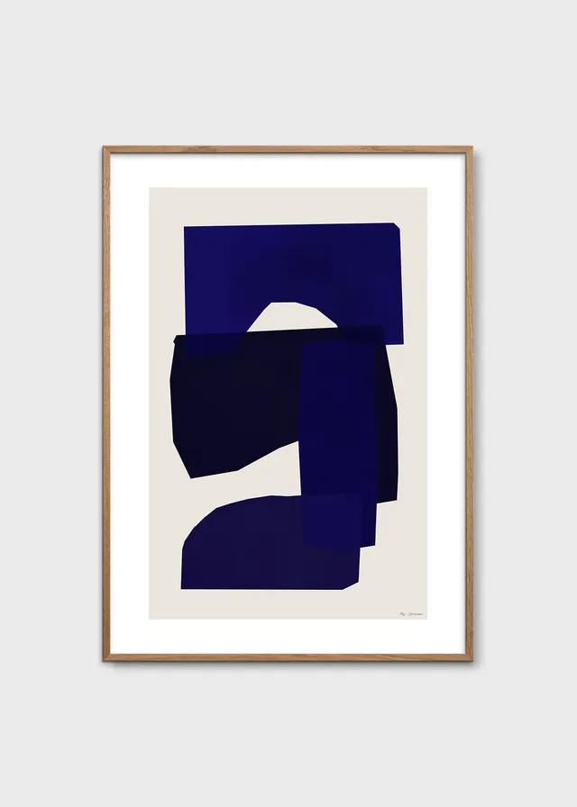 The Poster Club Shade Kunstdruck 30x40 cm abstrakt beige