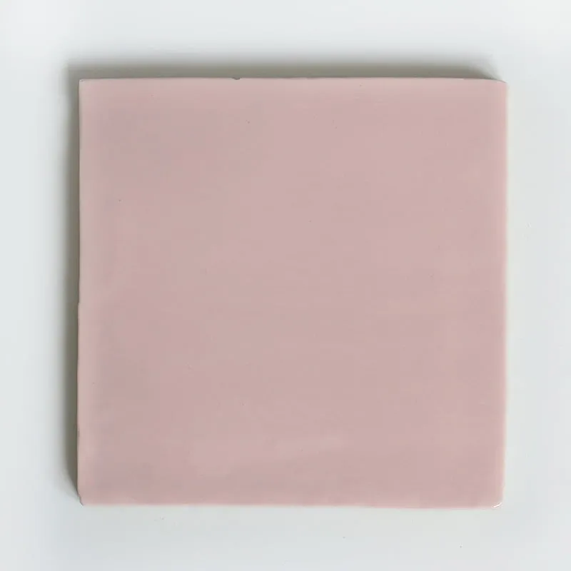 Storytiles Plain Lief Rose Fliese Rosa 13x13 cm Muster