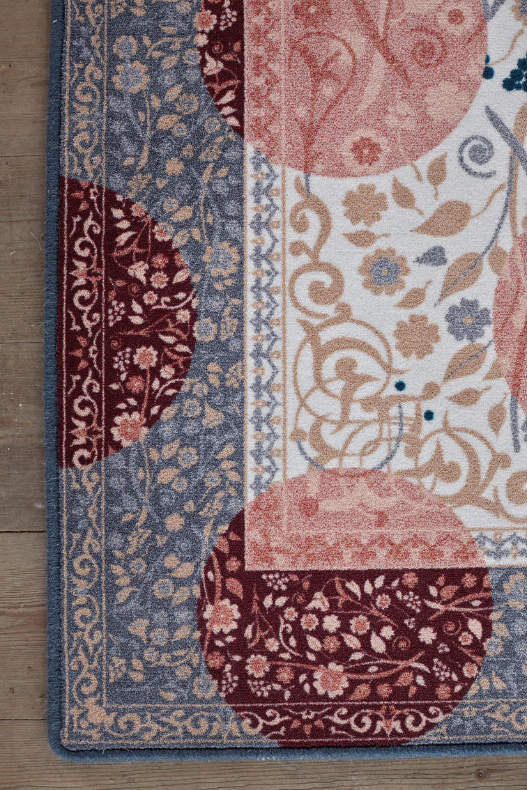 Mineheart Princely Purple Teppich Muster 20x20cm lila