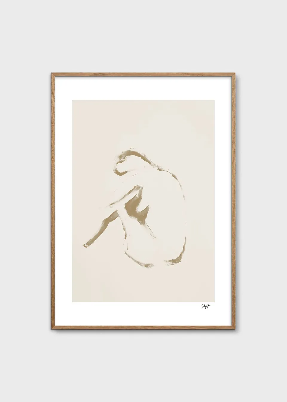 The Poster Club Still Poster 30x40 cm beige abstrakt