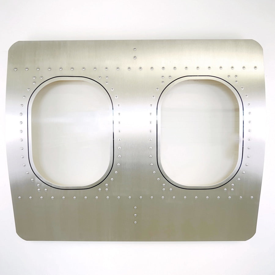 aircraftwindows Aircraft Windows 2er Flugzeugfenster Wanddeko schwarz